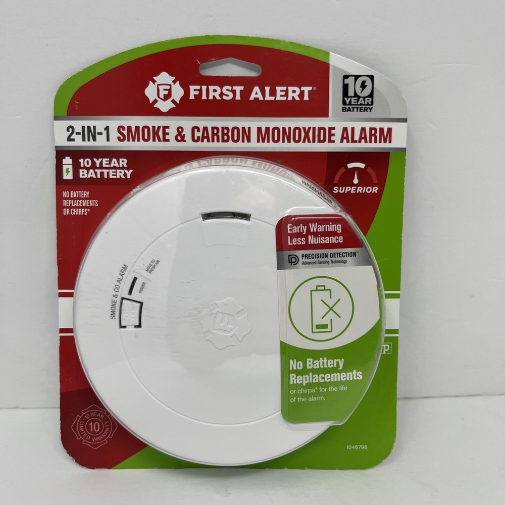 First Alert ~ 2-in-1 Smoke & Carbon Monoxide Alarm ~Superior~ 1046796 ~ NEW!